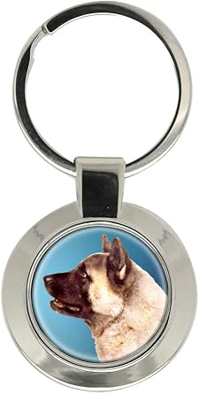 Akita Dog Key Ring