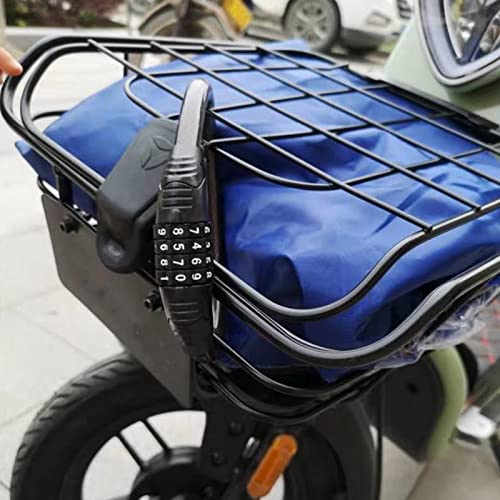 2 Pack Bike Locks Cable,Anti Theft Bicycle Lock Chain,4 Digit Security Resettable Bike Combination Lock Self Coiling Combination Cable Combo Bike Locks Without Mounting Bracket,2 Feetx1/2 Inch (Black) #TOP7