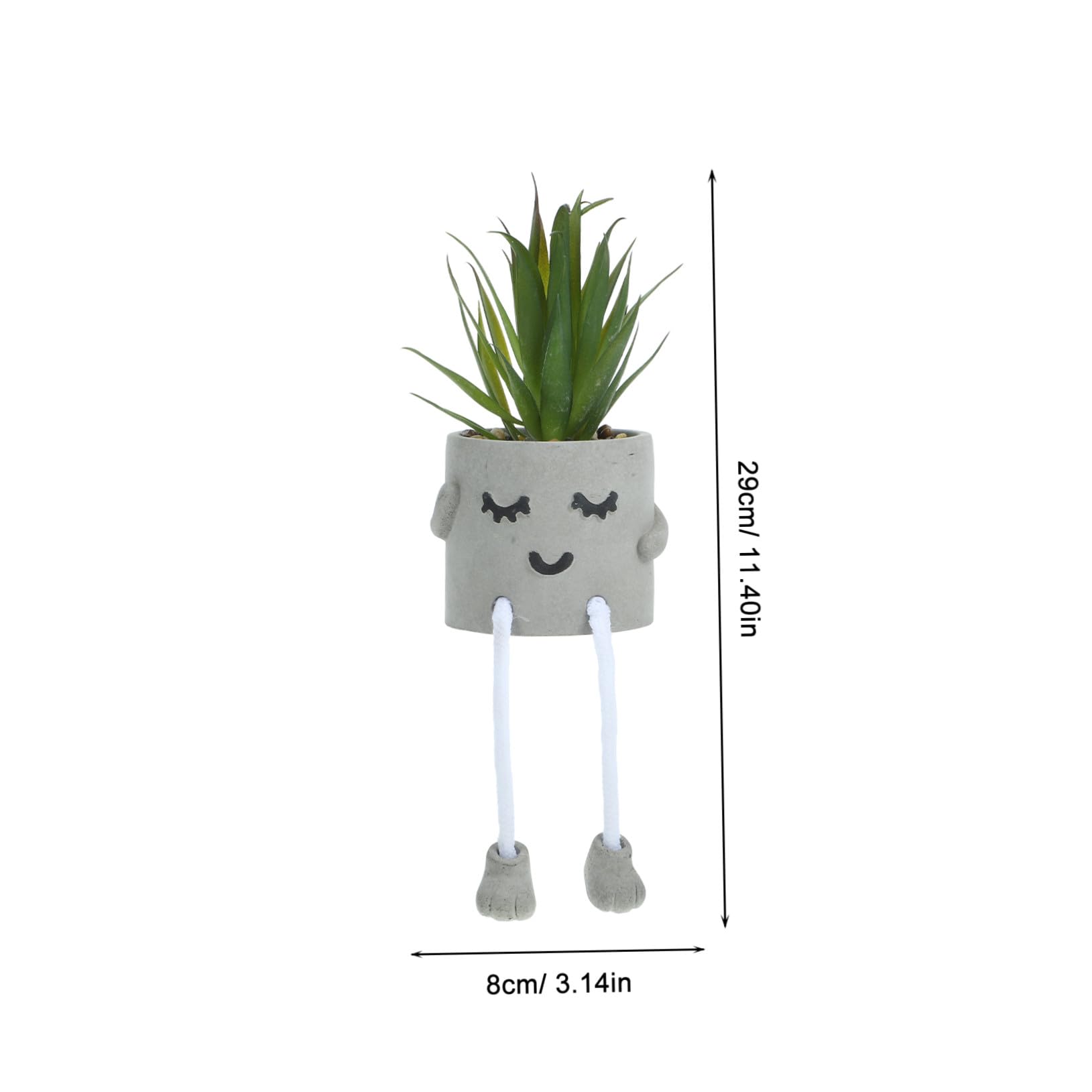 Cabilock 2pièces Bonsaï Artificiel Plastique Plante Grasse Artificielle Pot Décoratif pour Intérieur