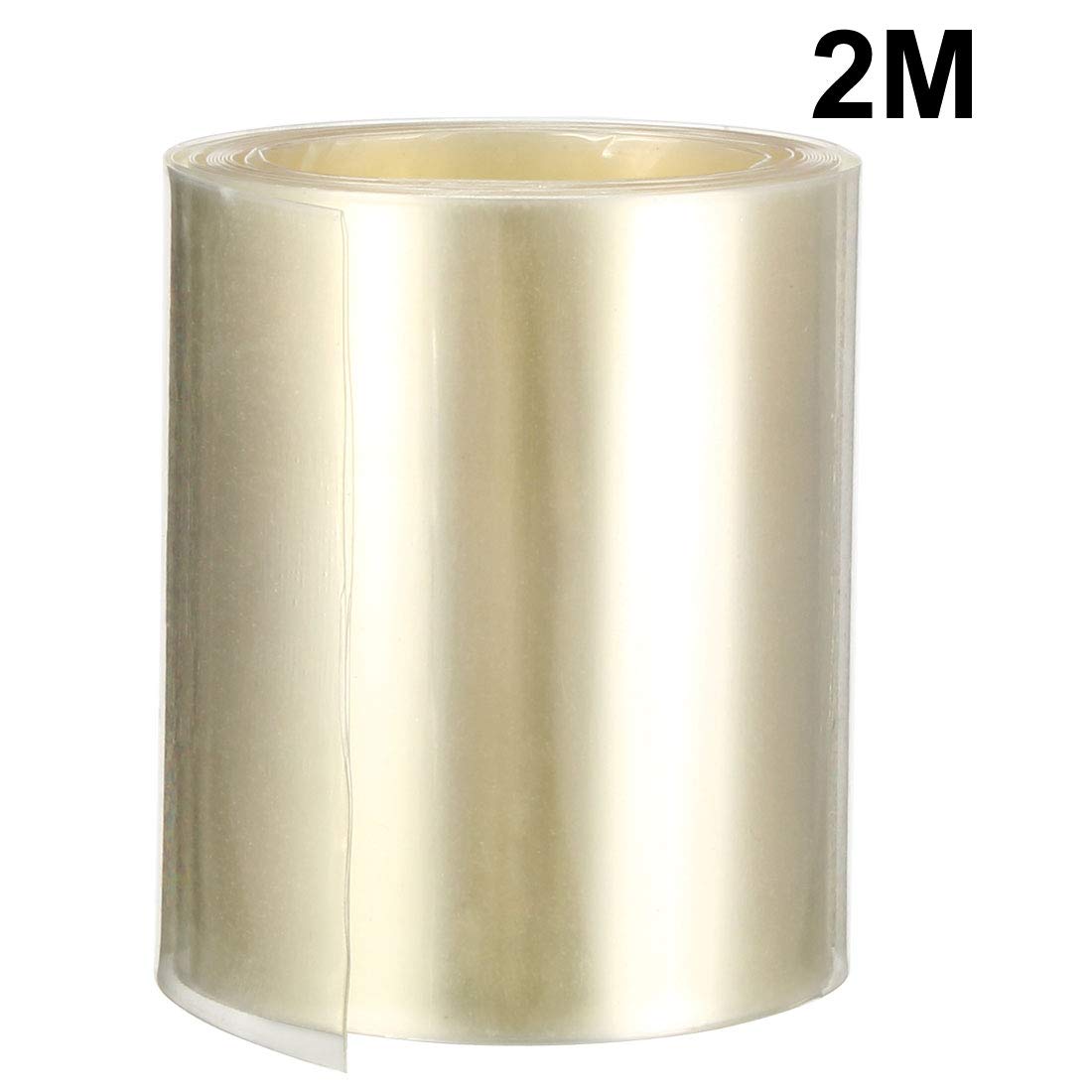 Sourcing Map Gaine Thermorétractable PVC Emballage Batterie Tube Thermorétractable 100mm Plat Largeur Pour 18650 Puissance Fournitures 1m Longueur Transparent Vert