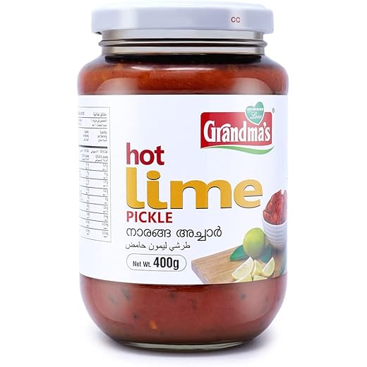 Grandmas Kerala Hot Lime Pickle 400G