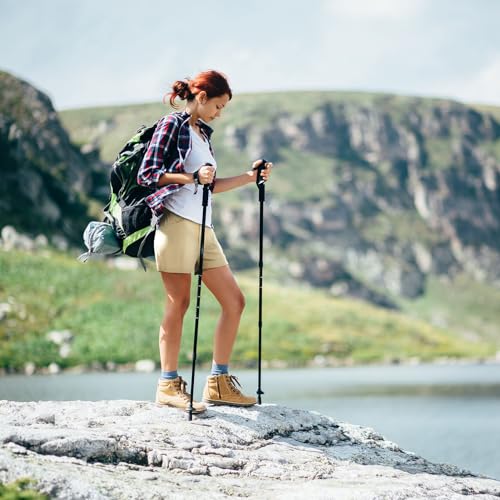 Haimont Short feminino de caminhada de 7,6 cm, secagem rápida, elástico, casual, de nylon, com bolso