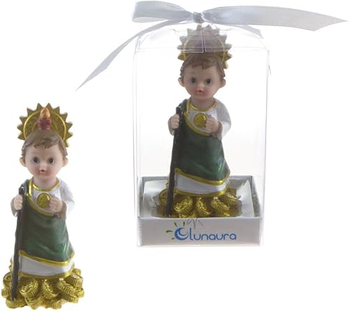 Lunaura Recuerdo religioso - Juego de 12 figuras de San Judas de San Judas Tadeo Estatua de San Santo