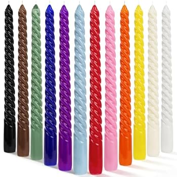 [Environmentally Friendly Unscented Spell Candles] Made of premium natural paraffin wax and pure cotton wicks. Tobeape dripless taper candles create a long-lasting stable flame and burn cleanly without any smell.