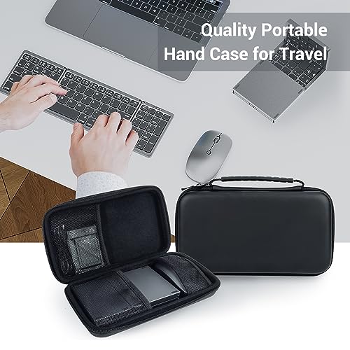 Combo de teclado y mouse inalámbrico ergonómico con conexión USB para computadora 7