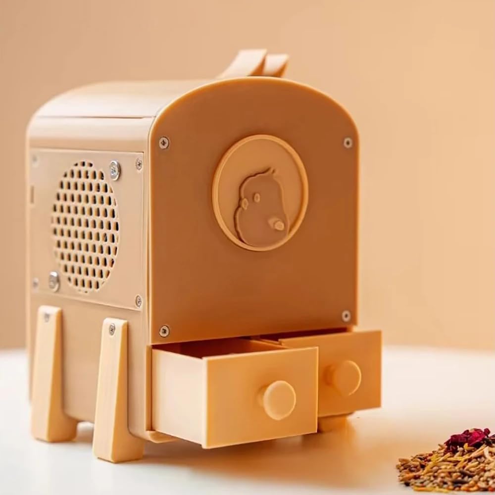 Décortiqueur de Graines pour Perroquets, Séparateur de Graines pour Oiseaux, Souffleur d'Air Portable et Réglable pour Millet et Graines