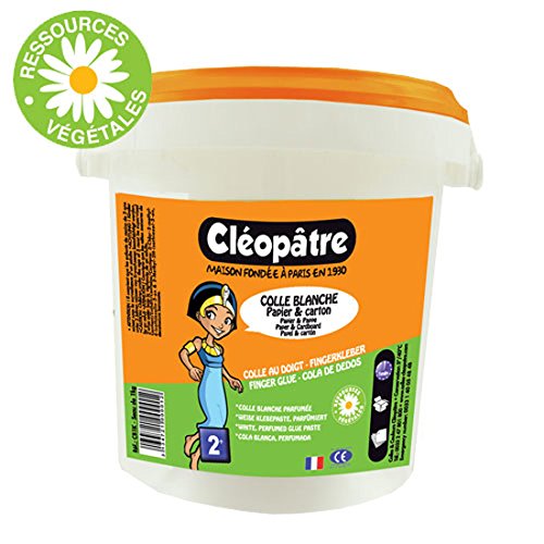 Cléopâtre - CB1K – Klebepaste Vorratstopf, 1 kg, Weiß