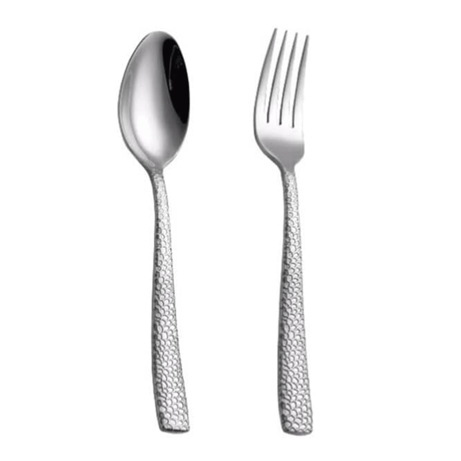 Ensemble d'argenterie Ensemble de Couverts en Acier Inoxydable 2/3/4 pièces Couteau Fourchette cuillère Miroir Poli fourchettes à dîner Ensemble de Couverts de Cuisine à Domicile
