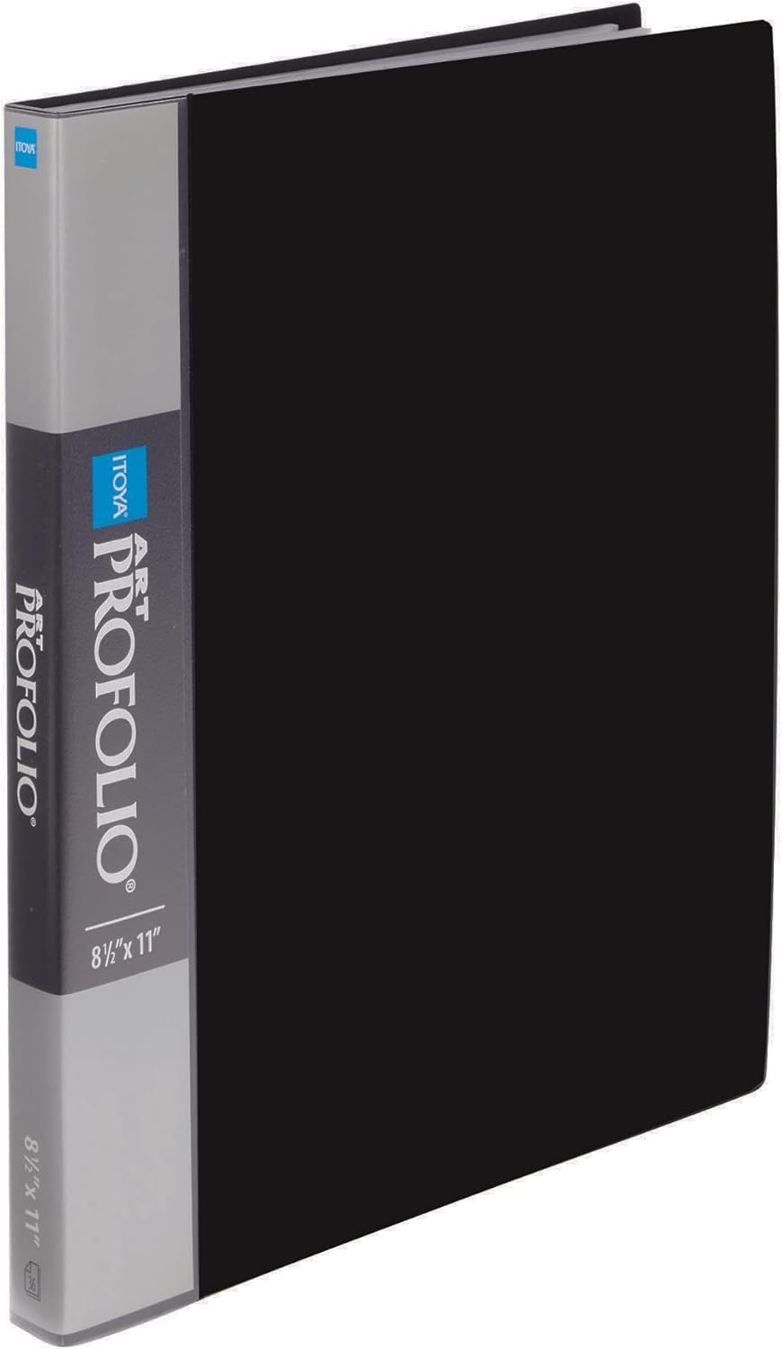 Itoya Original Art ProFolio 8.5x11 Black Art Portfolio Binder with Plastic Sleeves with 72 Pages - Portfolio Folder for Artwork with Clear Sheet Protectors - Presentation Book for Art Display