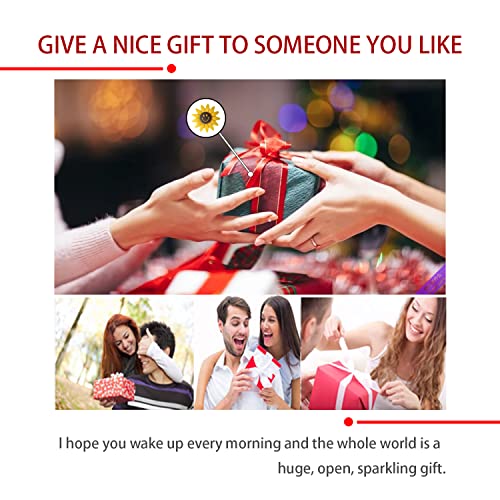 Image of Sunflower Vent Clip Car Air Freshener, 2PCS Car Diffuser Air Conditioner Outlet Charms, Auto Air Vent Perfume Holder Cute Decoration, Automotive Trim Fragrance Gift Accessories for Women Girls