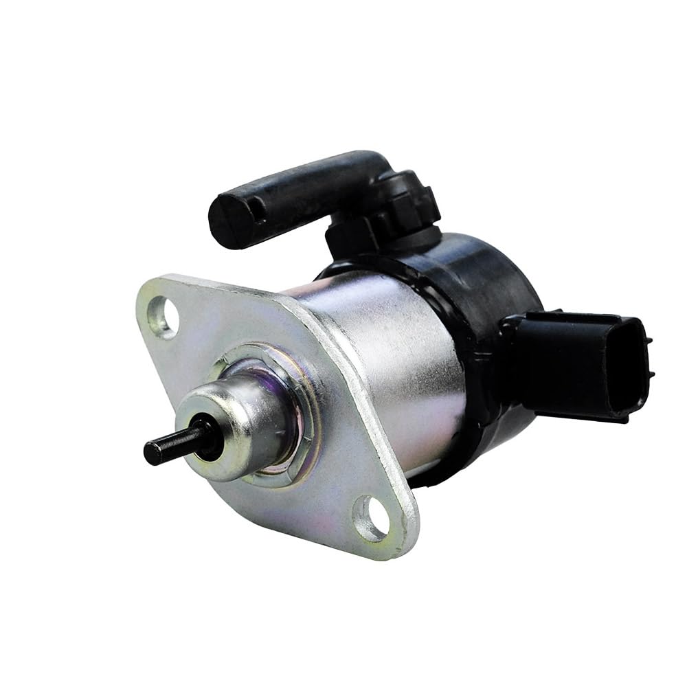 1C010-60015 12VDC Fuel Shut Off Solenoid Fit for Kubota V3300 V3600 V2203 V1505 V3800 Engine Replace 1C010-60016 1C010-60017 1C010-60010 1C010-60013 1C010-60014