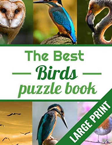 Bird Cryptogram The Best Birds Puzzle Book: Challenging Puzzle Book for Bird Lovers ...