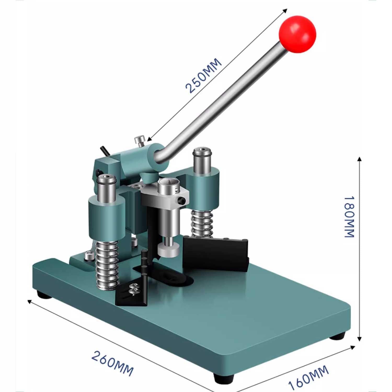 Coin Rounder Cutter, Corner Rounder Punch avec R6 R10, Max 3cm d'épaisseur de coupe, pour stratifié industriel Heavy Duty Machine de coupe de cartes de visite Outil de coupe de