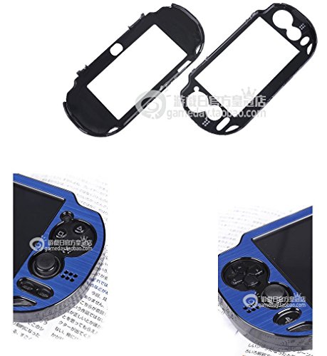 Szjay ® Capa rígida de proteção metálica de alumínio metálico para PlayStation Ps Vita 1000 (azul es