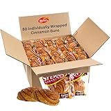 Office Snacks | 1.5 Oz Cinnamon Rolls | Snack Cakes and Pastries | Lunchbox Snacks | Back to School Snacks | Approx 80 Count | Dairy & Nut Free | Stern’s Bakery (Cinnamon Swirl)