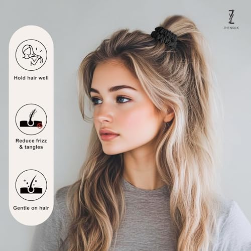 50% Off ZHENSILK Mulberry Silk Scrunchies 8-Pack - Image 4