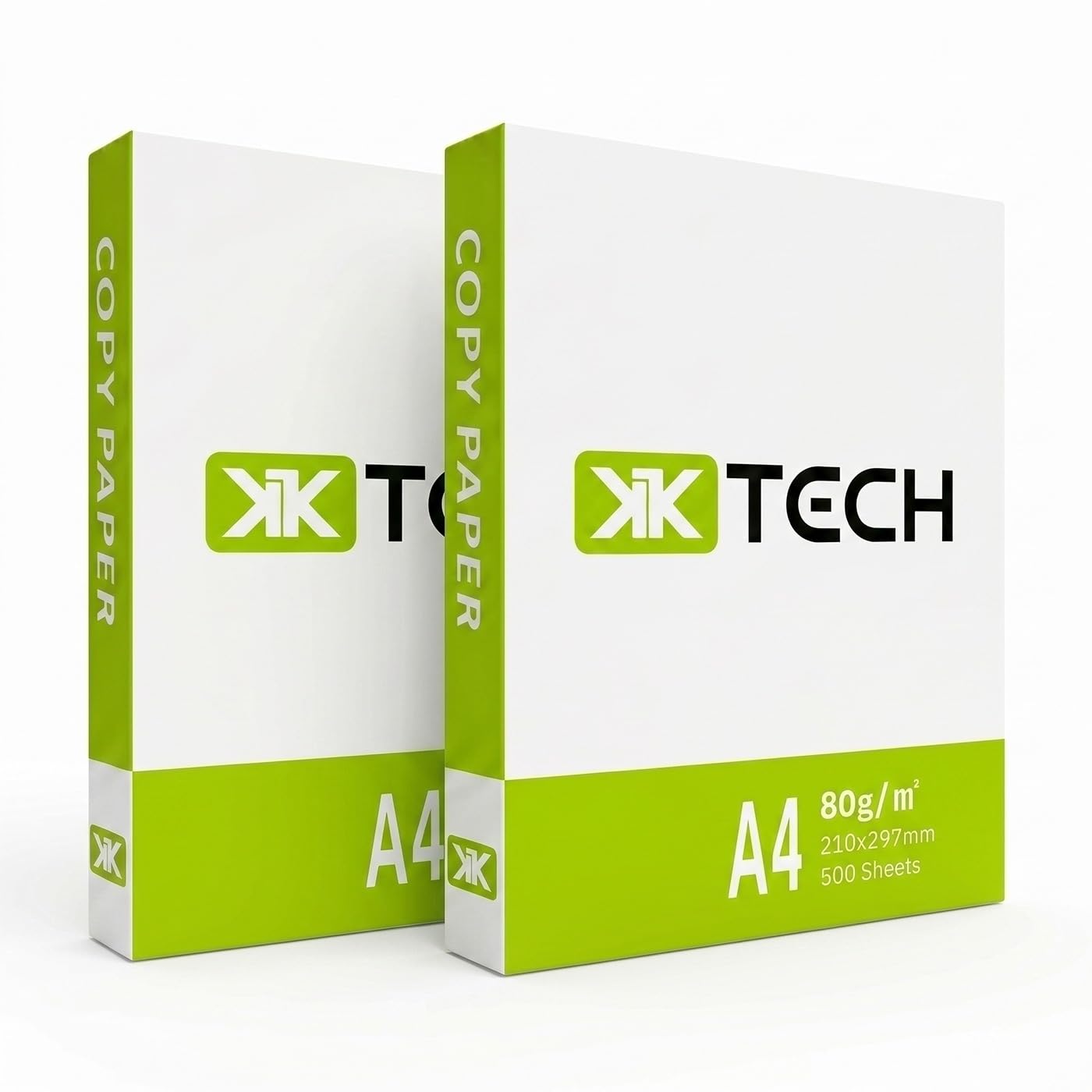 A4 Printer Paper 80gsm White, 1000 Sheets, Multipurpose Copy Paper for Inkjet & Laser Printers, Smooth Office Paper for Home, School & Everyday Printing โ 2 Pack