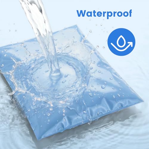 Image of Metronic Poly Mailers 10x13 50 Pack, Self Seal Shipping Bags for Clothes | Waterproof Tear-resistant Mailing Envelopes, Thick Packaging Bags for Clothing, Boutiques, Small Business, Haze Blue.