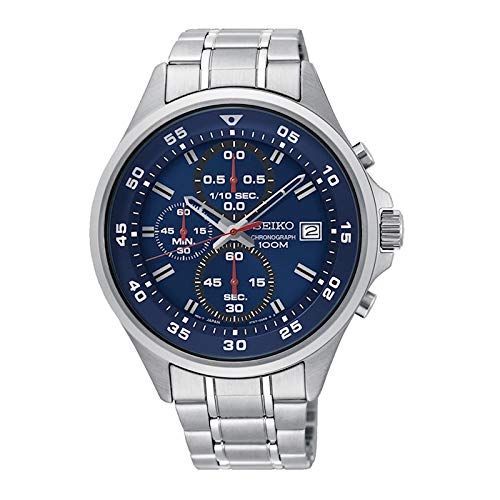 Preisvergleich Produktbild Seiko Herren Chronograph Quarz Uhr mit Edelstahl Armband SKS625P1