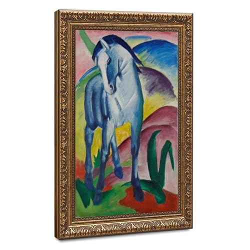 Affiche Franz Marc Le Cheval Bleu 61x91 cm pour déco salon