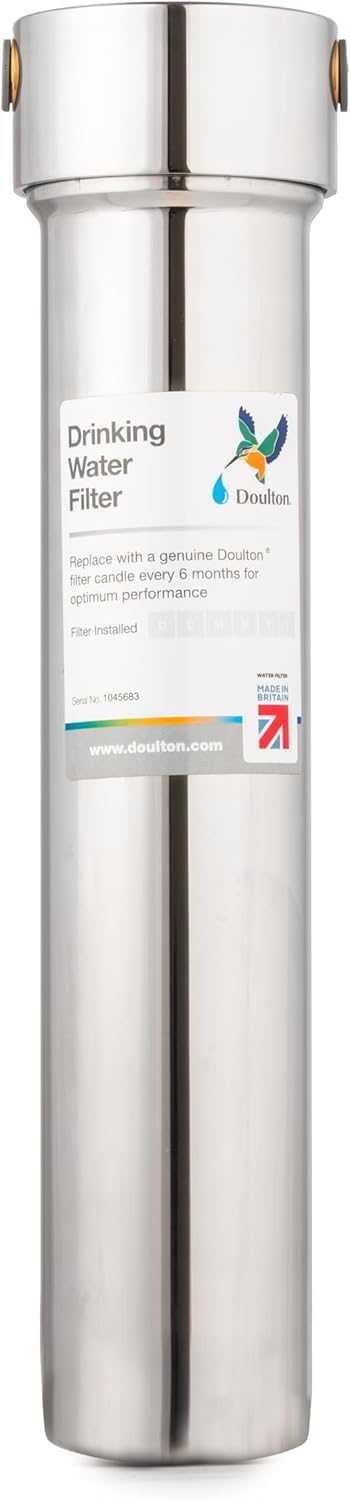 Doulton Sistema HIS de conexión rápida con filtro tipo vela Biotect Ultra | Reduce los contaminantes, mejora el sabor, fácil instalación, no requiere instalación de fontanería, homologado por WRAS