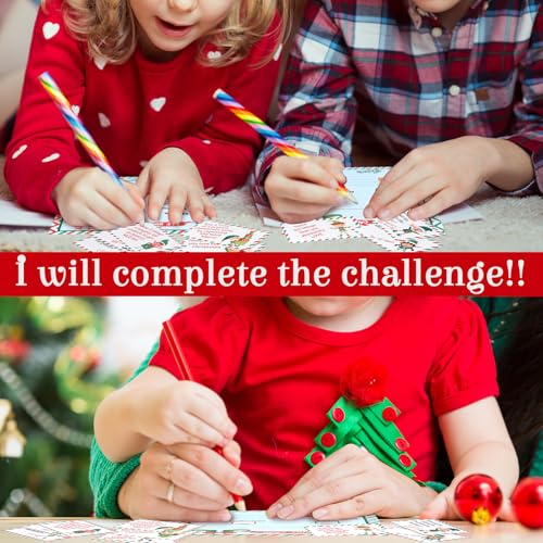 Image of Motiskyy 75 Pcs Christmas Elf Reports Set 25 Elf Notes 25 Report Card 25 Notice Naughty or Nice Behavior Checklist, from Your Surveillance Xmas Note Cards
