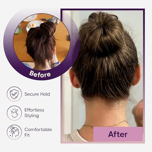 image for Andlane Hair Bun Maker and Accessories for Women and Kids - Easy Clip 