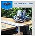 Track Saw Guide Rail Clamp, Quick Release Clamp for Circular Saw Guide Rail System, Tracksaw Clamps for Woodworking, Track Clamps Kit, Track Saw Accessories for Plunge Saw or Track Extension | 2pk