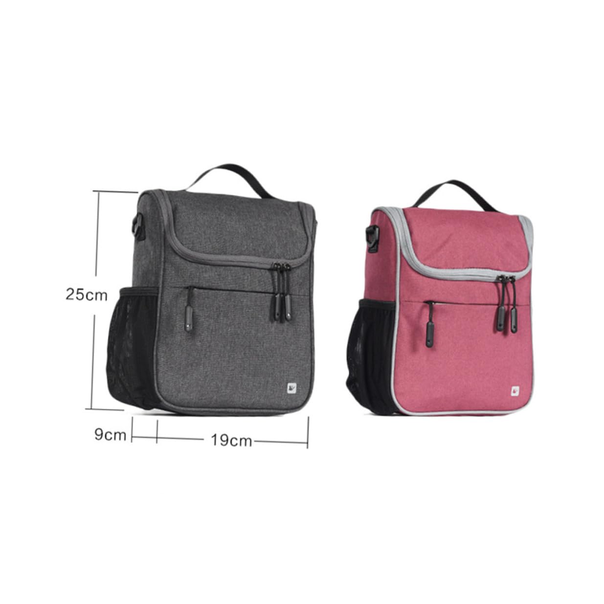 GALPADA Borsa Manubrio Bici Capacità Borsa Anteriore Per Auto Elettrica Accessorio Ciclismo Professionale Cerniera Grigio Scuro