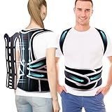 COMFORCE Posture Corrector für Männer & Frauen, Full Back Straightener, einstellbare & atmungsaktive Unterstützung Brace für Rückenschmerzen Relief, verbessern Rückenhaltung