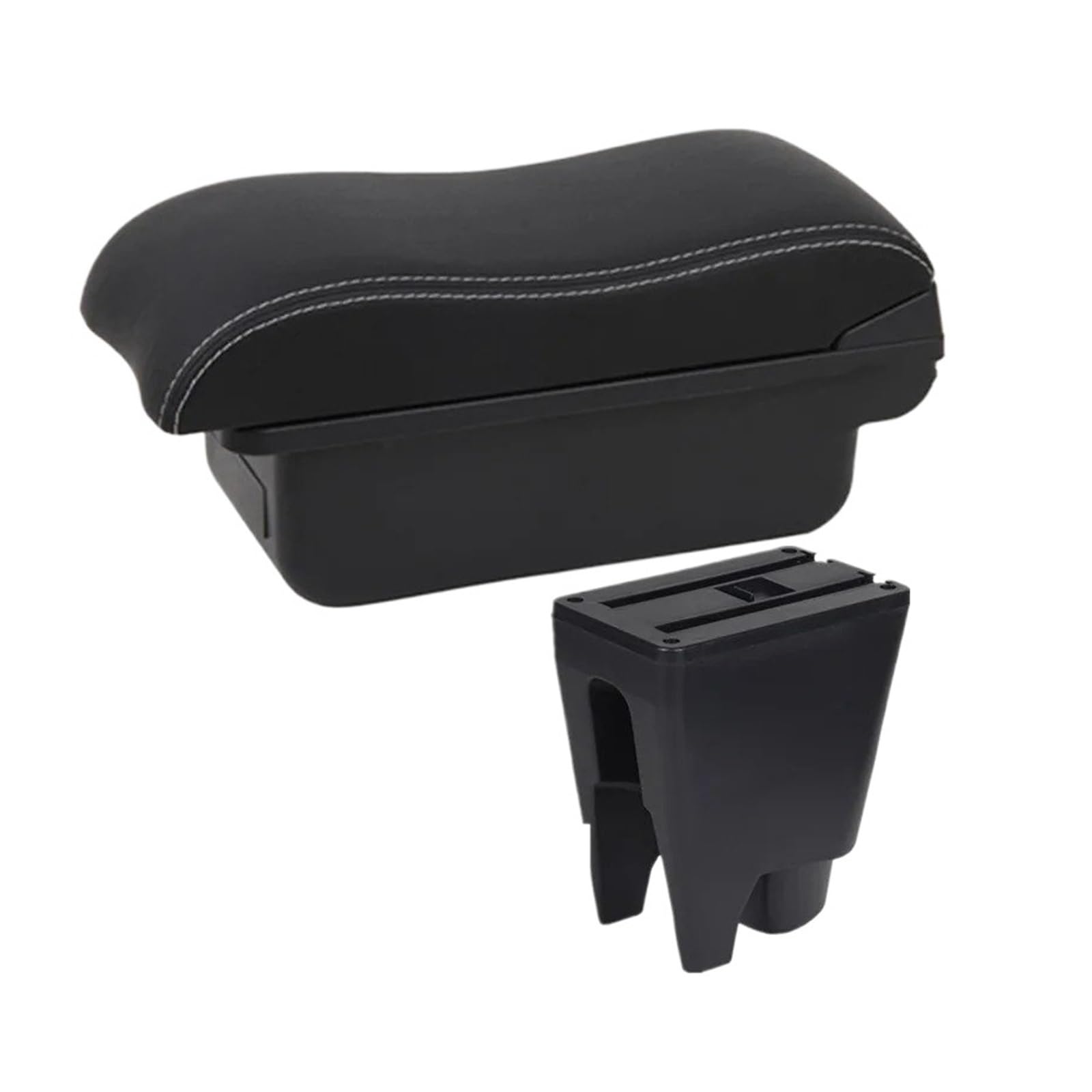 Umdjju A3 White Line No Usb For Toyota For Etios For Aygo For Bj Armrest Box Store Dedicated Retrofit Parts Car Accessories ﻿ Car Centre Console Armrest Box(A3 White Line No Usb)