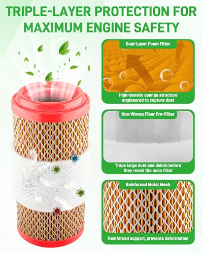 Image of 73824 Dacall Air Filter for Massimo BUCK 450, T-BOSS 410 /550 /560 /750 /760