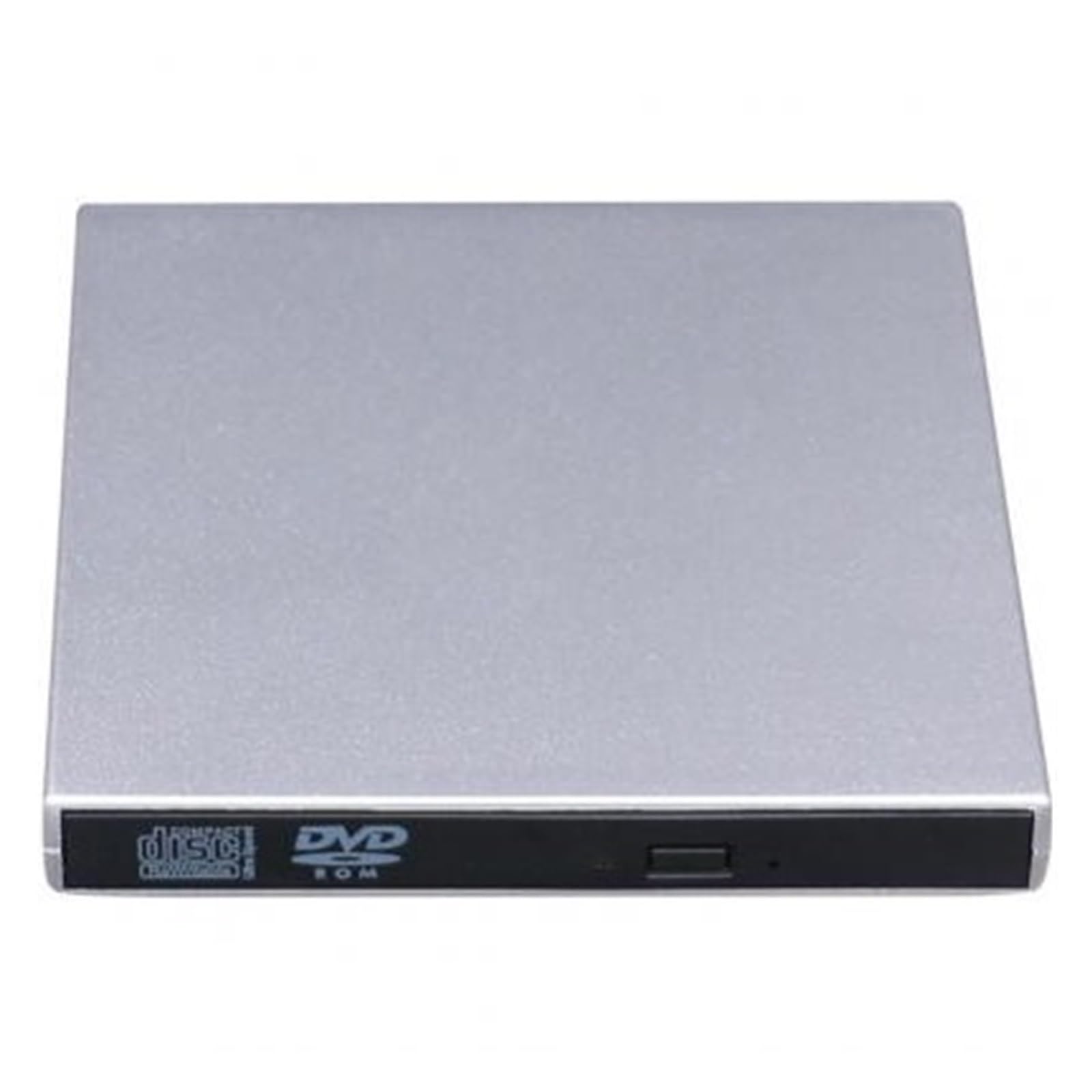 Lettore Dvd Lettore di Lettori di unità Ottiche Dvd Esterne USB 2.0 Portatili con unità Ottica CD Dvd Esterna Universale(Silver)