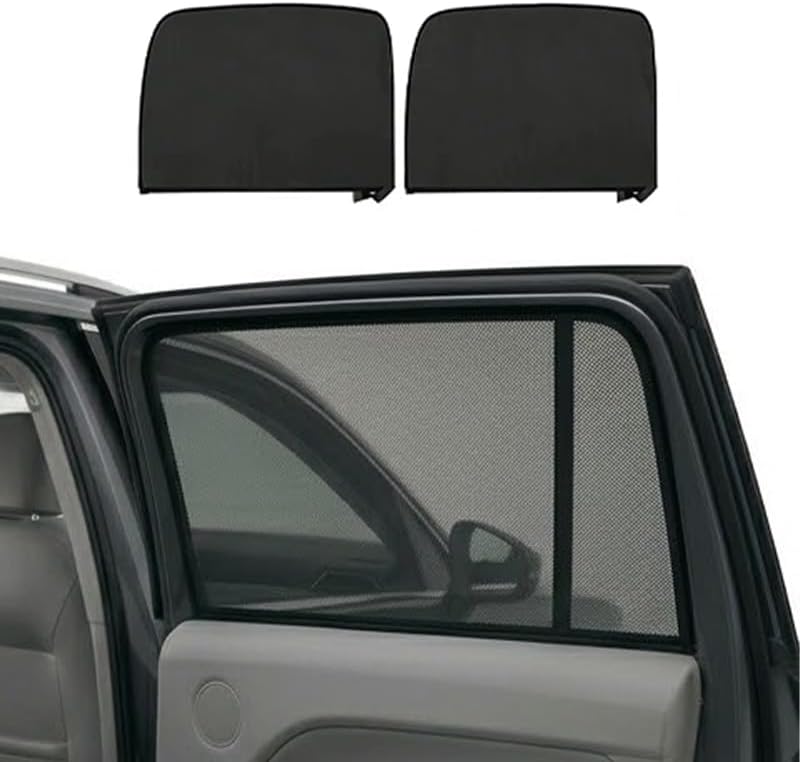 2 Pcs car side window sun shade for Suzuki Baleno II/5-türer (ab Bj.2016),Blocking Mosquito Net,sun shades for car windows,Window Shades for Baby,Rear window