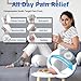 6Pairs Neuropathy Socks - Toeless Compression Socks for Women & Men, Plantar Fasciitis & Achilles Tendonitis Relief, Arch Support (Large)