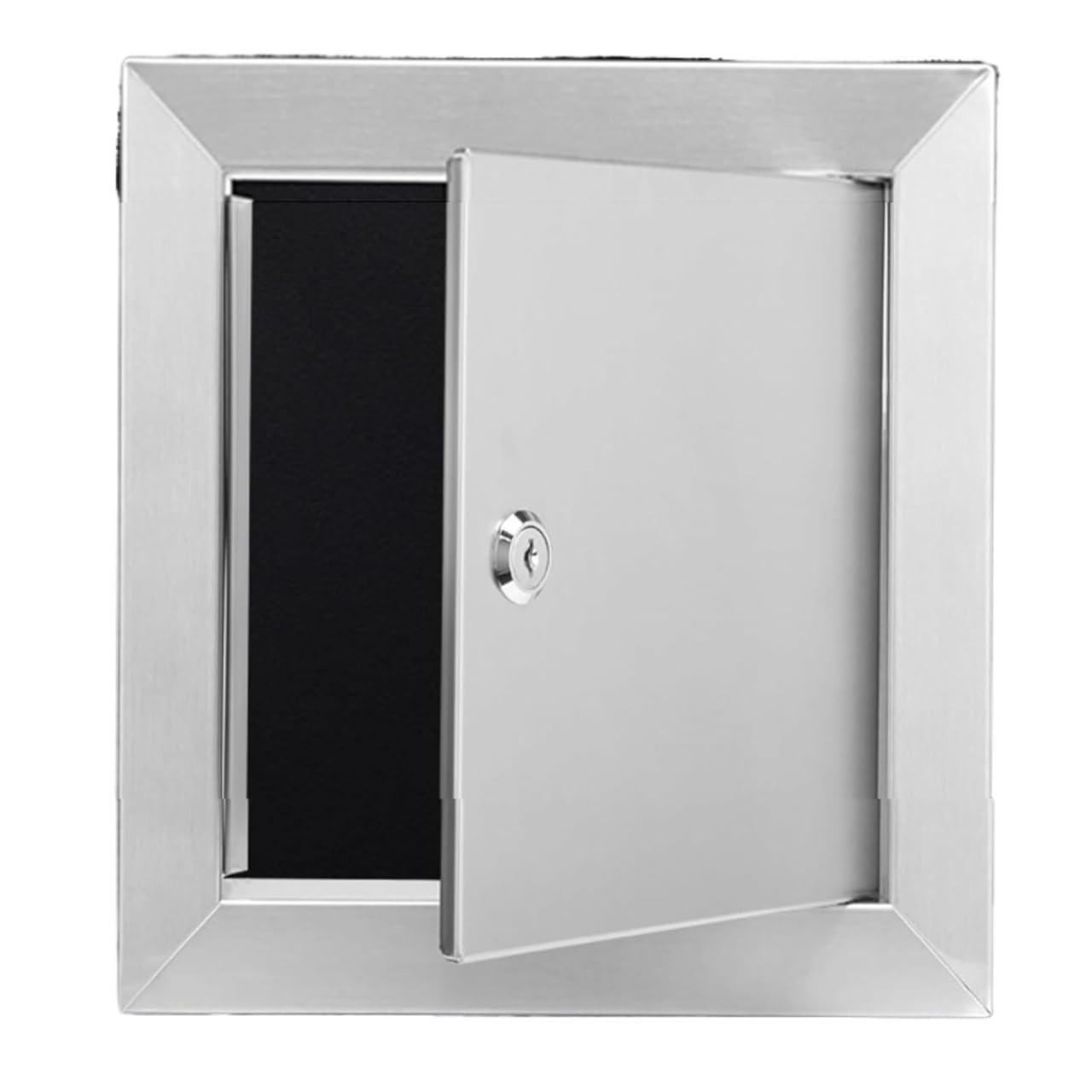 Stainless Steel Multi-Purpose Access Door - Lockable Plumbing Access Panel for Walls and Ceilings(450x450mm/17.7x17.7in)