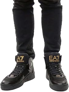 Amazon | [エンポリオアルマーニ] メンズ ハイカット スニーカー