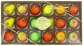 Bergen Marzipan M-1 Assorted Fruit, 8 Ounce