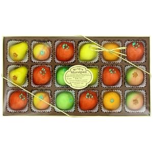 Bergen Marzipan M-1 Assorted Fruit, 8 Ounce