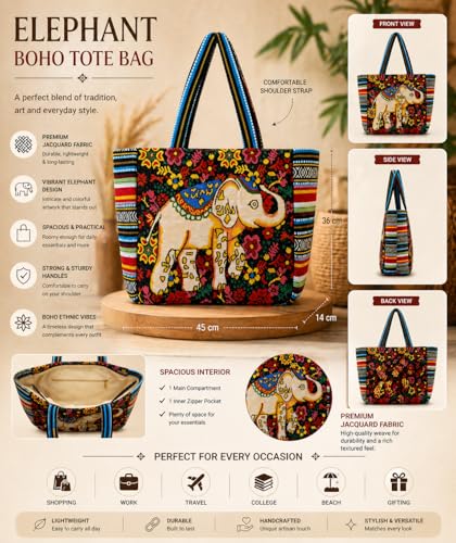 Image of Designer Elephant Handbag for Women Stylish Big Hand Bag for Women Shoulder Hand Bag for Office Use
