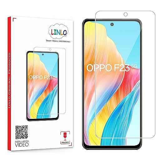 Image of Tempered Glass Screen Protector Compatible for Oppo F23 5G /Oppo Reno 8 Pro 5G with Full Screen Coverage; Except Edges and Easy Installation Kit(Transparent), Pack of 1