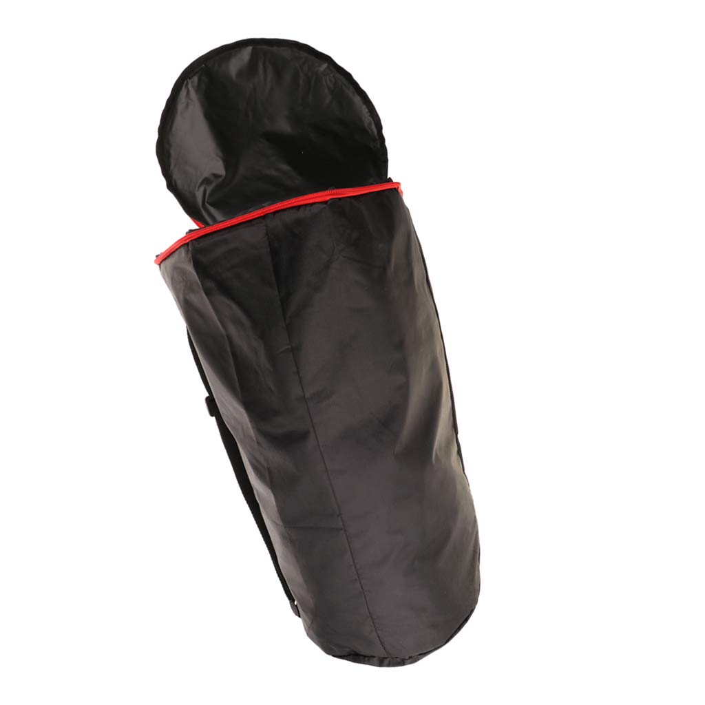 La Borsa Impermeabile Di Djembe Della Borsa Di Stoccaggio Di Djembe Trasporta La Borsa Per Il Tamburo Africano - Nero, 12 pollici