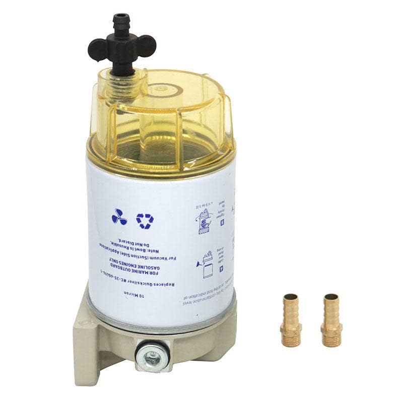 99105-20005-ASY 033328-10 50052116 Fuel Water Separator Spin-On Filter with Clear Bowl for Outboard