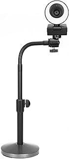 Conference Camera 1080P Webcam 60FPS Autofocus HD Web Camera With Microphone Ring Light Web Cam For PC Computer Camera Video Conference Camera (Color : 60FPS With Stand 1)