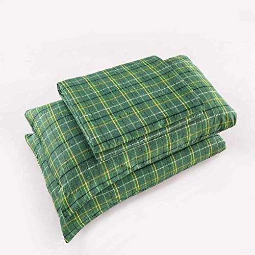 Susybao Gingham Duvet Cover King 100% Cotton Green Tartan Duvet Cover 3 Pieces Set 1 Farmhouse Plaid Duvet Cover With Zipper Ties 2 Pillowcases Luxury Soft Striped Grid Bedding Set Breathable Comfy #TOP6