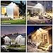 Auzev Solar Street Lights Outdoor Waterproof Solar Power Light for Yard Outside with Motion Sensor & Remote, Exterior Flood Lamp Wall Mounted for Barn Porch Garage House 2Pack