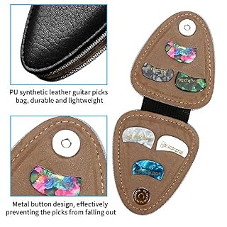 Médiators pour Guitare, Étui de Guitare en PU avec 6 Pièces Médiators de Guitare, Pour Guitare/Guitare Électrique/Basse… - Les Beatles, Paul McCartney, John Lennon, RIngo Starr, George Harrison Médiators pour Guitare, Étui de Guitare en PU avec 6 Pièces Médiators de Guitare, Pour Guitare/Guitare Électrique/Basse… – Image 4