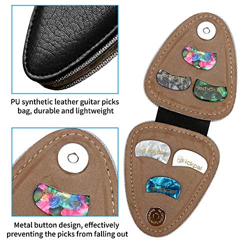 Médiators pour Guitare, Étui de Guitare en PU avec 6 Pièces Médiators de Guitare, Pour Guitare/Guitare Électrique/Basse… - Les Beatles, Paul McCartney, John Lennon, RIngo Starr, George Harrison Médiators pour Guitare, Étui de Guitare en PU avec 6 Pièces Médiators de Guitare, Pour Guitare/Guitare Électrique/Basse… – Image 5