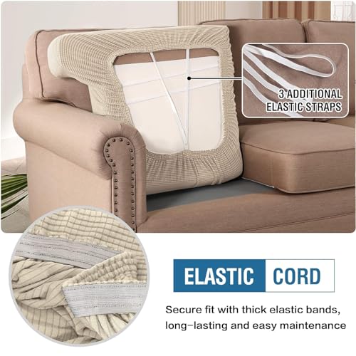 Housse de canapé extensible de qualité supérieure pour causeuse