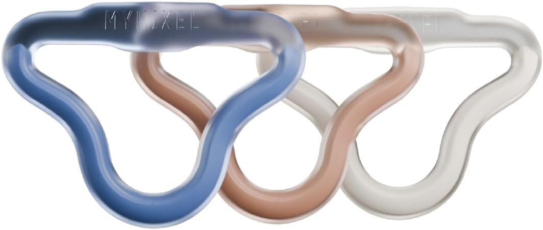 MYHIXEL 3 Rings Pack  Silicone Ring, Medical Design to Prolong & Maintain Erections Without Side Effects  Comfortable, Adaptable & Durable